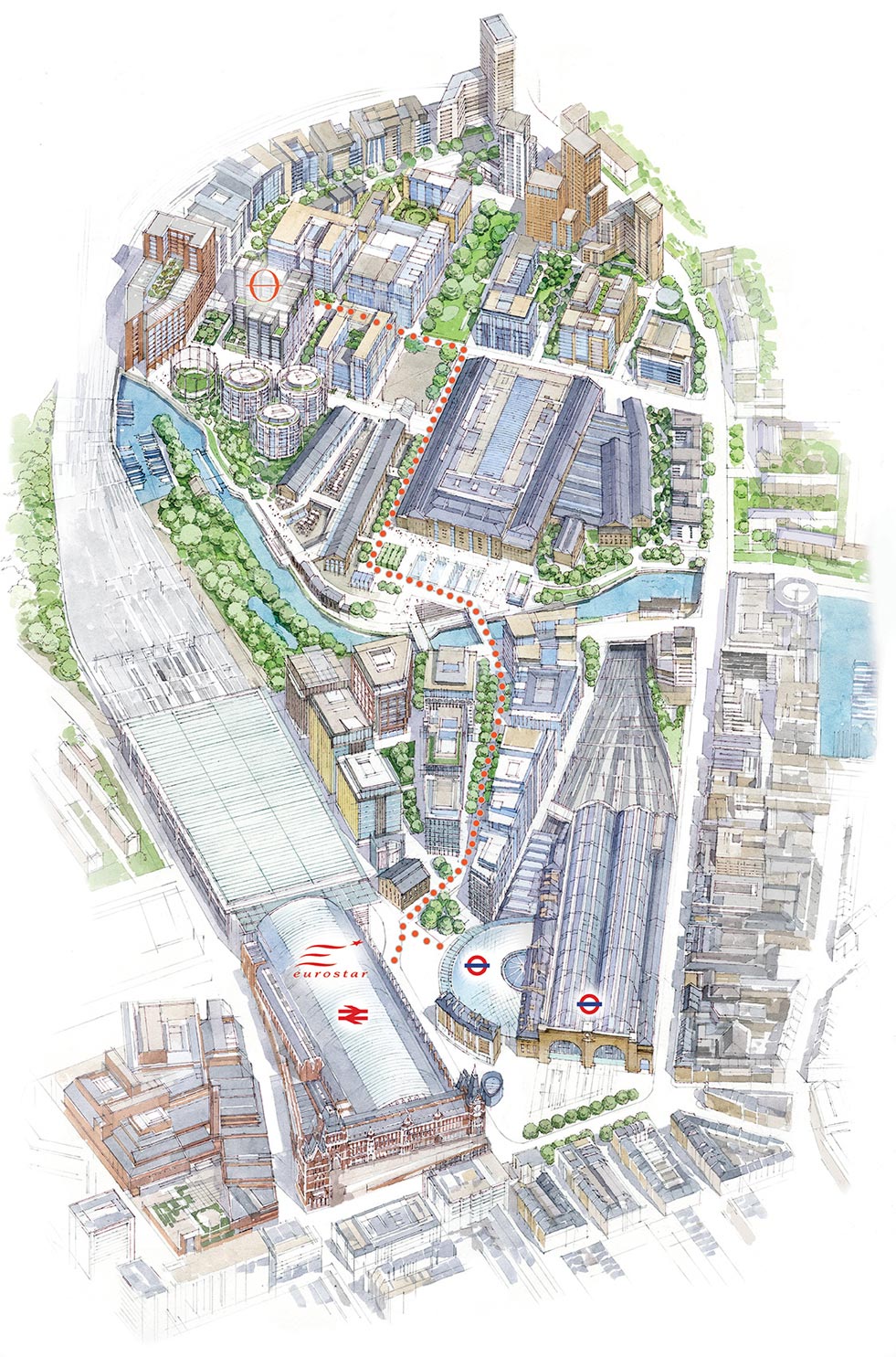 Location map of Plimsoll Kings Cross apartments